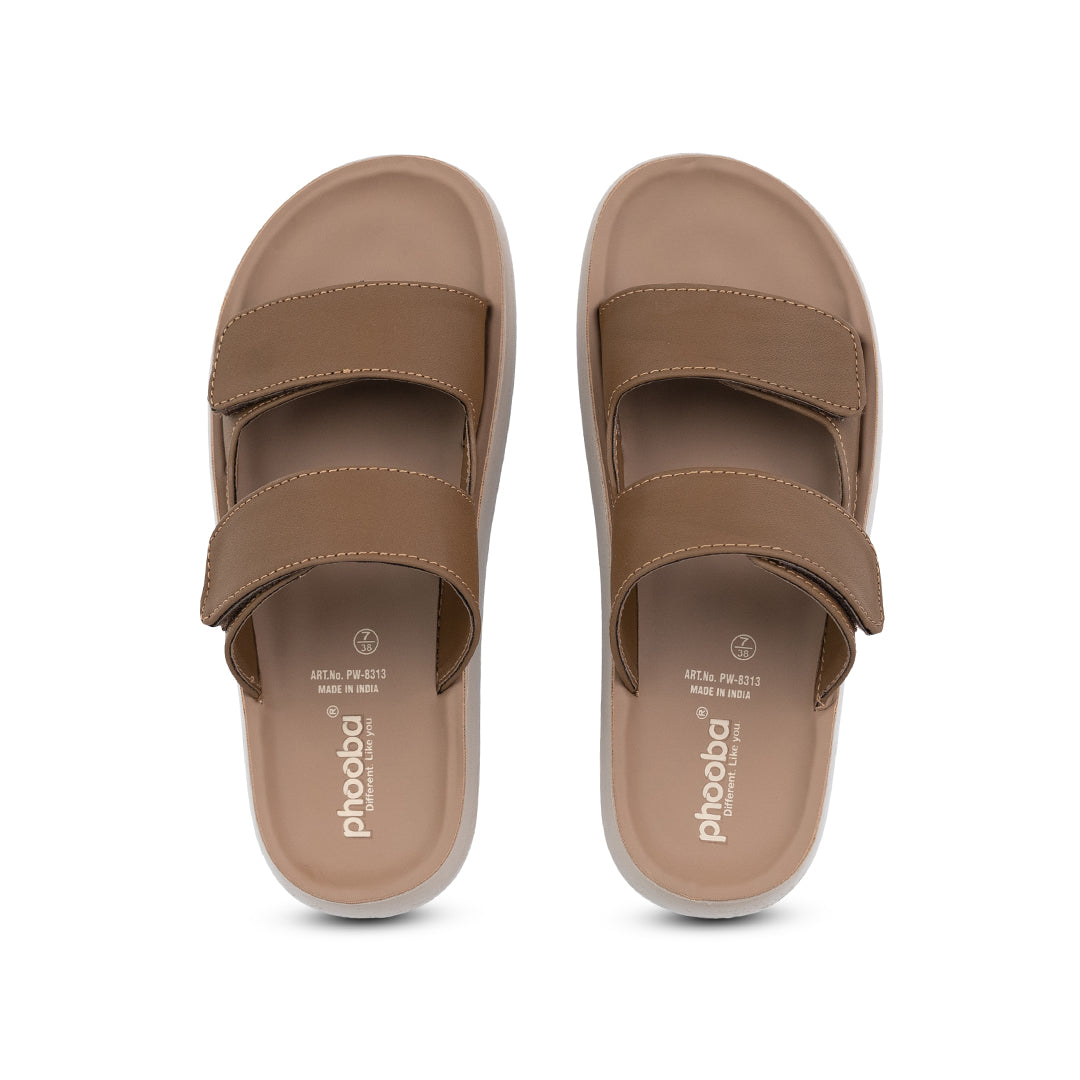Phooba Daily Wear PU Sandals For Women - Style 8313