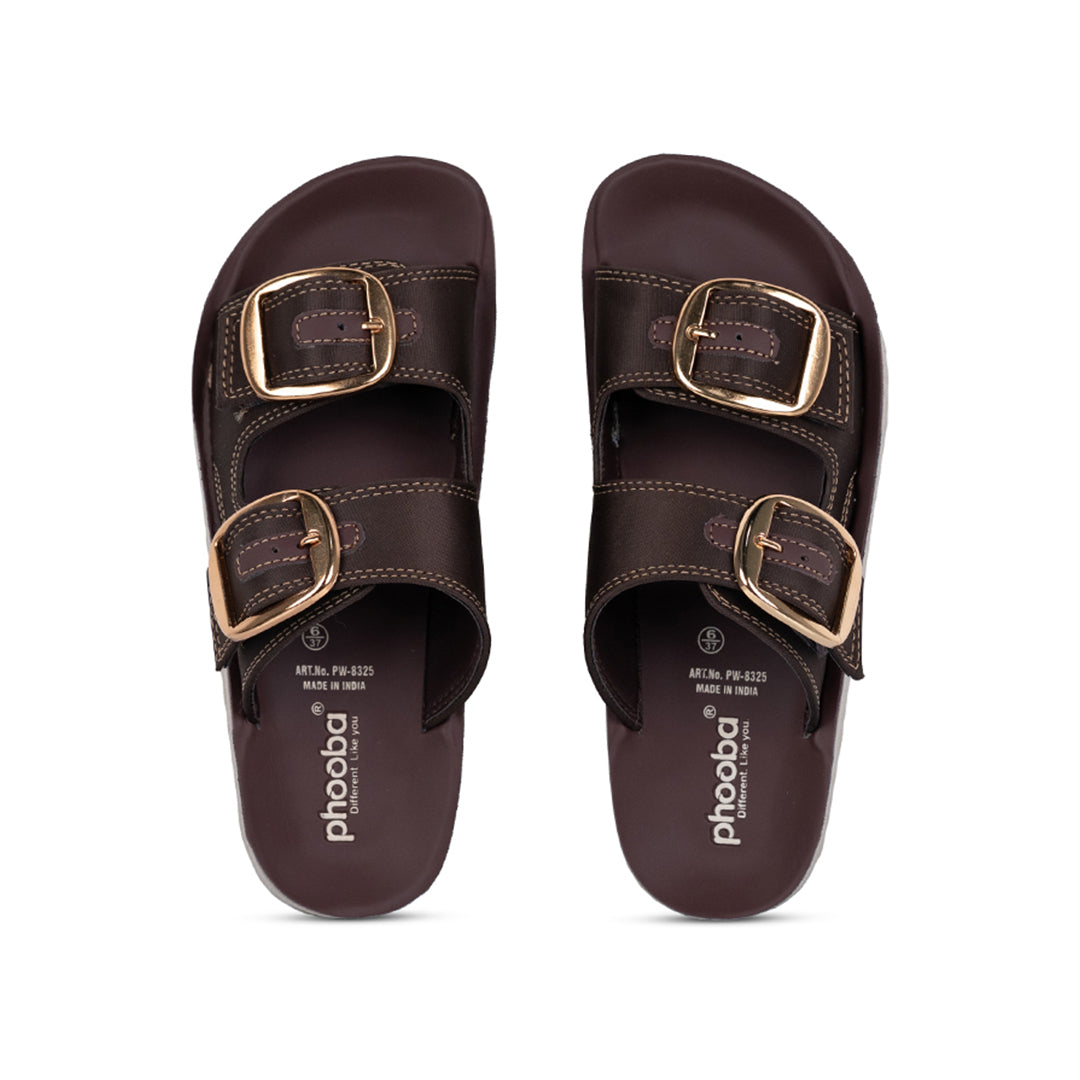 Phooba Casual Wear PU Sandals For Women - Style 8325