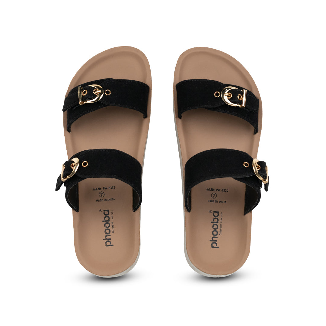 Phooba Casual Wear PU Sandals For Women - Style 8332