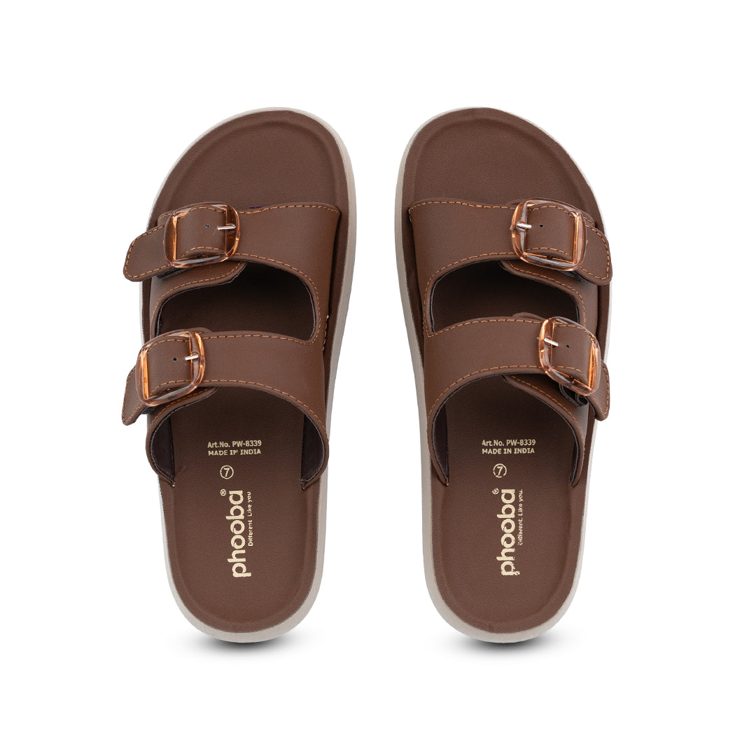 Phooba Daily Wear PU Sandals For Women - Style 8339